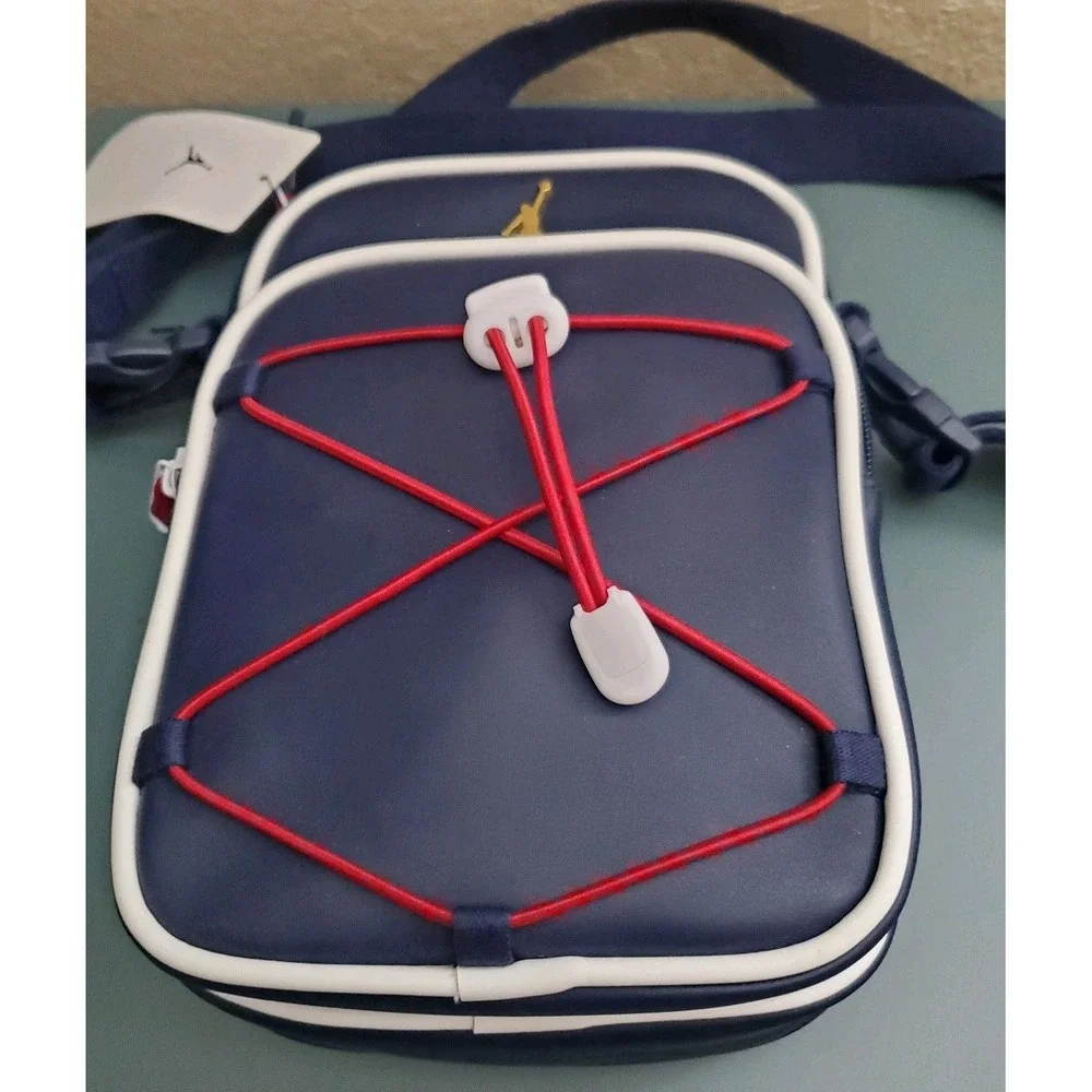 NWT Air Jordan Festival Bag Navy Blue Red White One Size, Style MA0922-U90